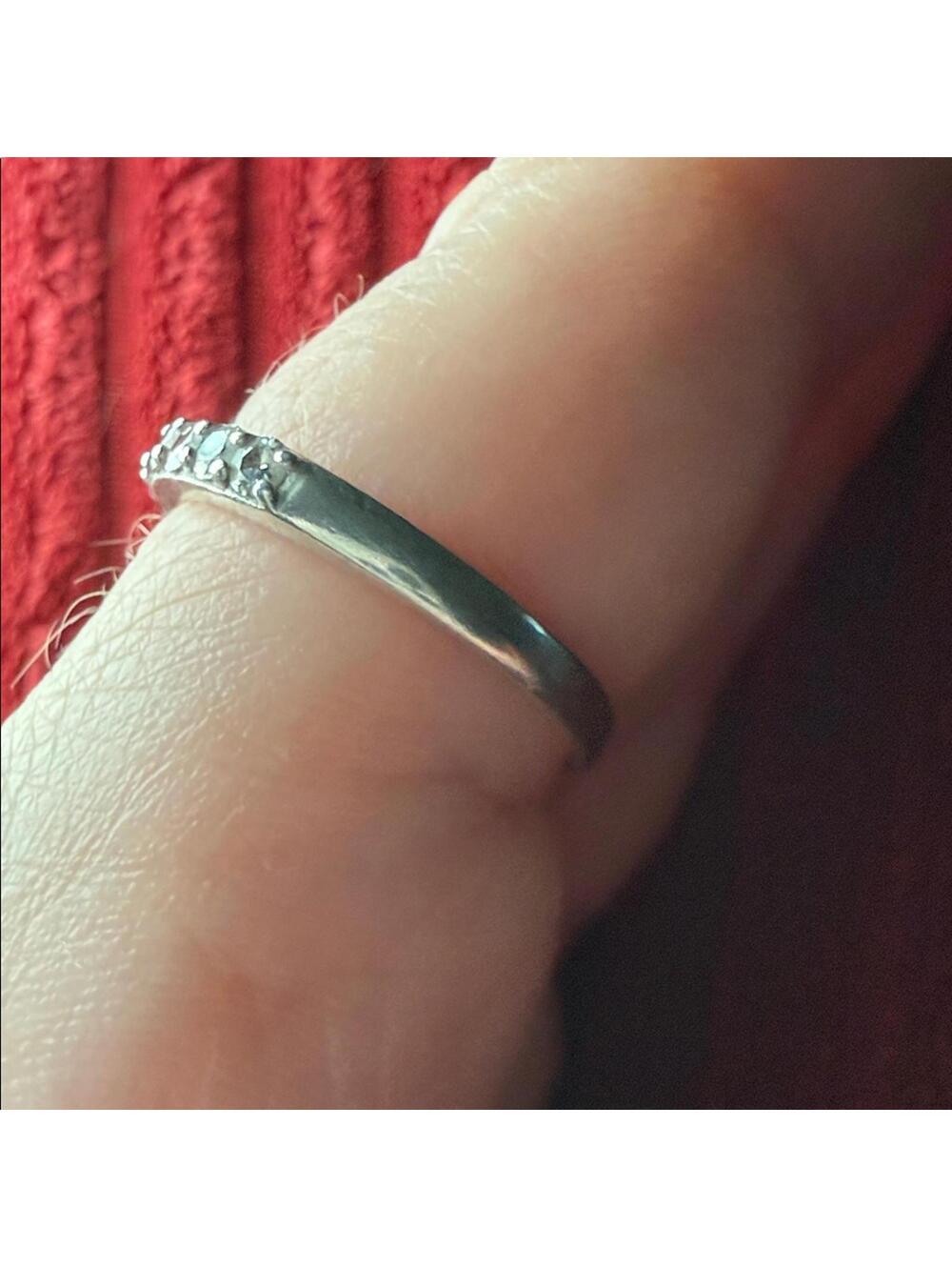 Sterling Silver Band Ring - Picture 7 of 8
